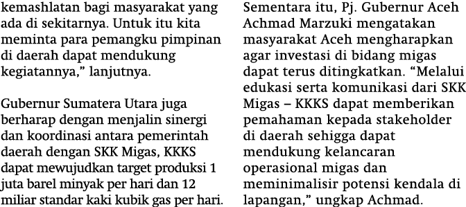 kemashlatan bagi masyarakat yang ada di sekitarnya. Untuk itu kita meminta para pemangku pimpinan di daerah dapat men...